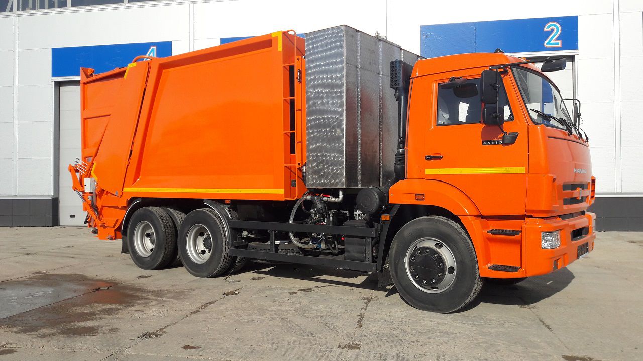 Мусоровоз HIDRO-MAK 15 куб. м 